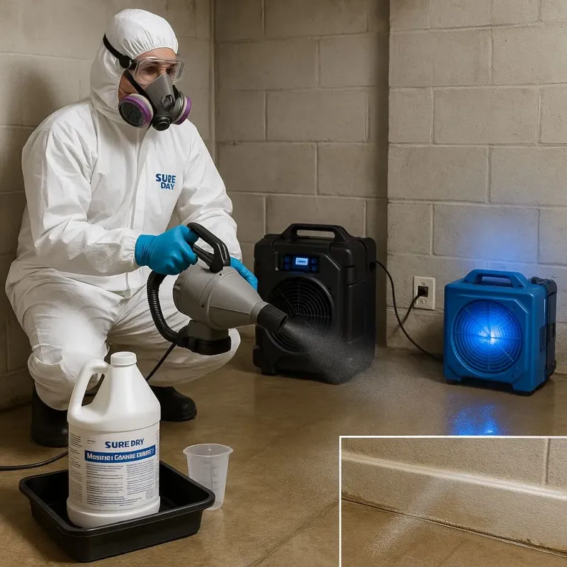 Sanitization and Odor Removal process in Vernon Valley, NJ